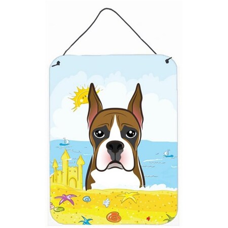 Carolines Treasures Boxer Summer Beach Wall or Door Hanging Prints BB2091DS1216